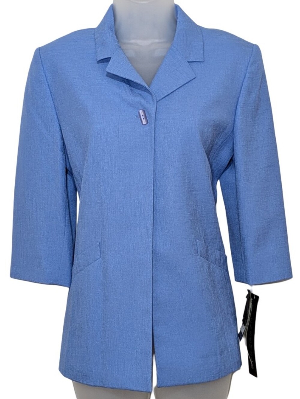 Vintage| Kasper | Classic Blue Women's Blazer Jacket | Retro | Chic |
